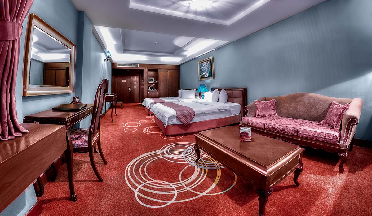 اتاق‌های هتل بزرگ شیراز
