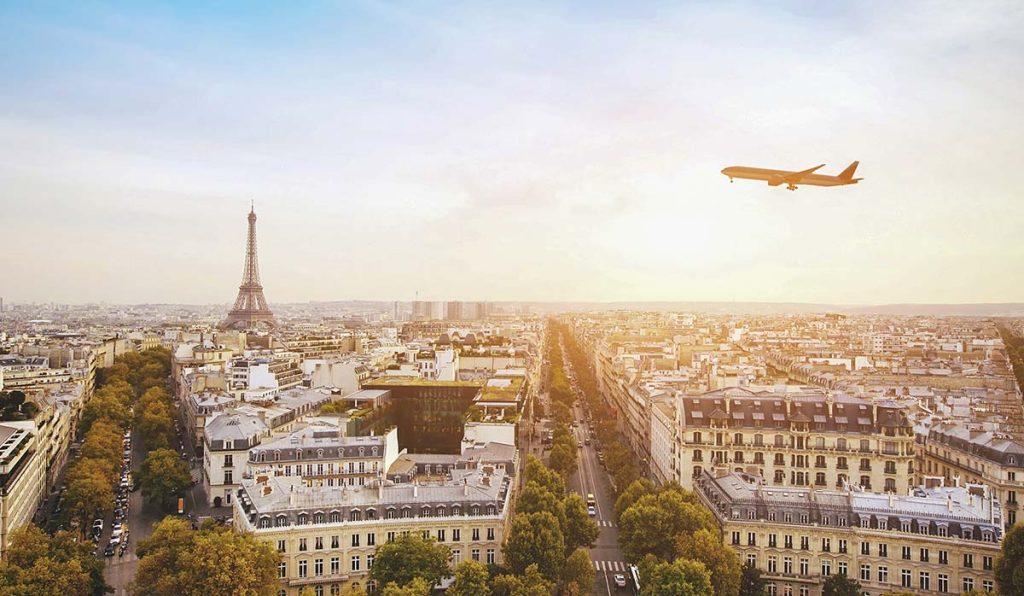 هزینه بلیط هواپیما در مسیر فرانسه