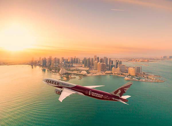 ی مسیر پروازی ایران به قطر