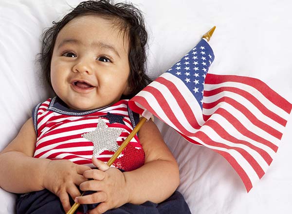تولد فرزند و اخذ شهروندی در آمریکا