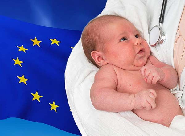 کشورهایی که در قاره اروپا و اقیانوسیه به‌موجب تولد فرزند پاسپورت و شهروندی اعطا می‌کنند