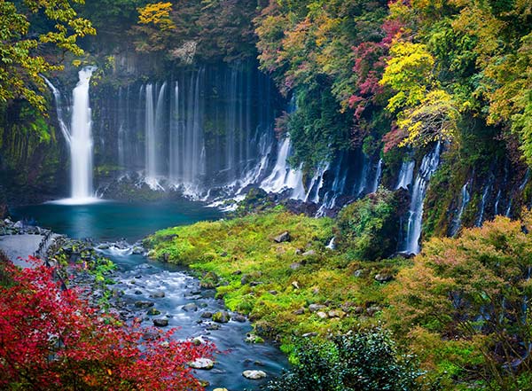 بازدید از جاذبه گردشگری آبشار شیرایتو ژاپن