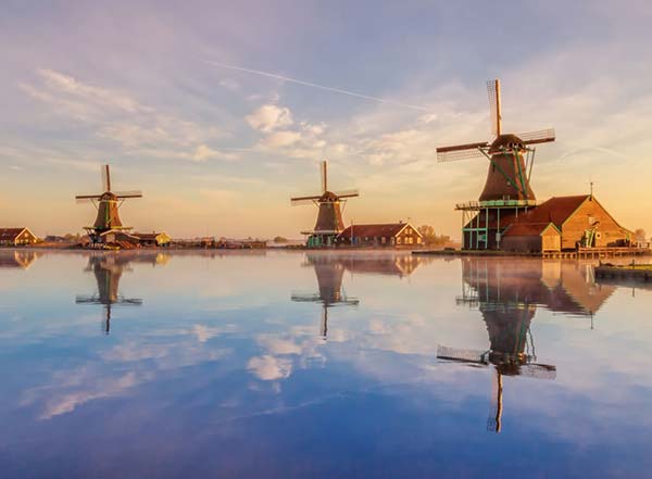 تاریخچه آسیاب های بادی در هلند