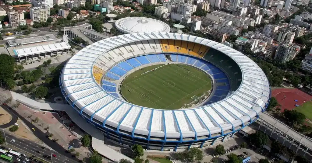 Soccer at Maracana Stadium