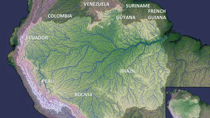 جغرافیای جنگل‌های آمازون