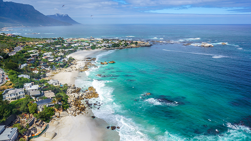 ساحل کلیفتون Clifton Beaches در آفریقای جنوبی