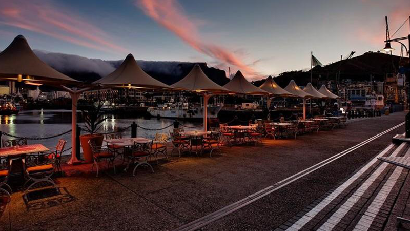 رستوران جینجا هتل ویکتوریا اند آلفرد یا ویکتوریا و آلفرد در کیپ تاون آفریقای جنوبی