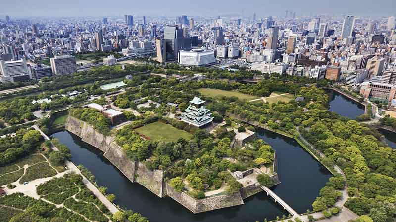 اوساکا از زیباترین شهرهای ژاپن