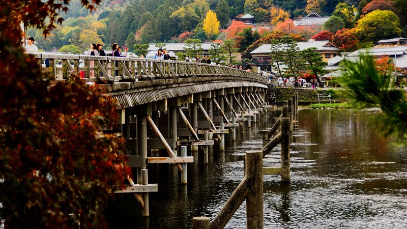 پل توگتسو از مناطر دیدنی ژاپن