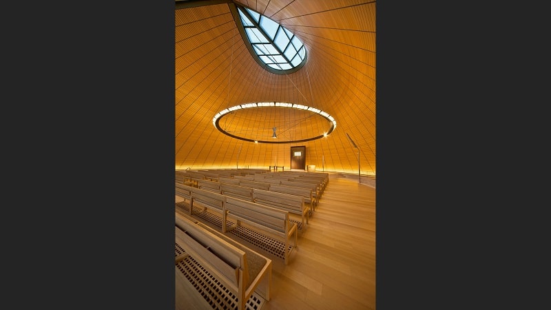 نورپردازی کلیسای میهوچپل ژاپن