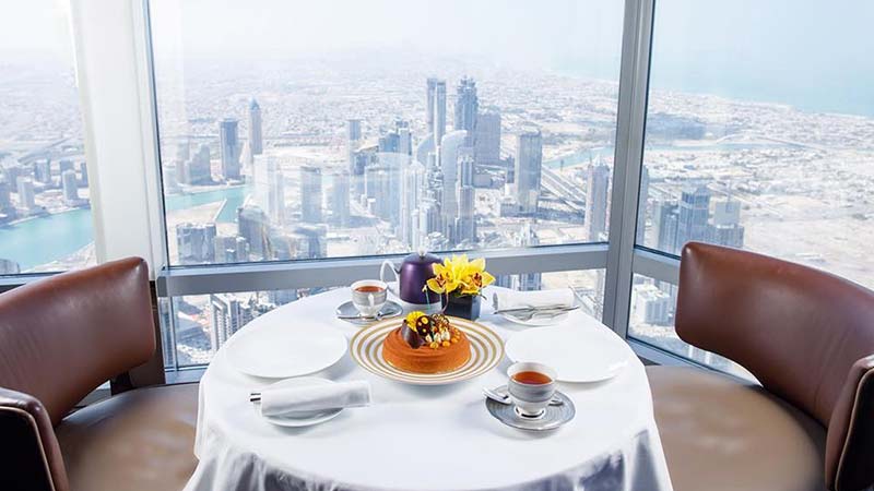 At.mosphere بلندترین رستوران جهان در برج خلیفه