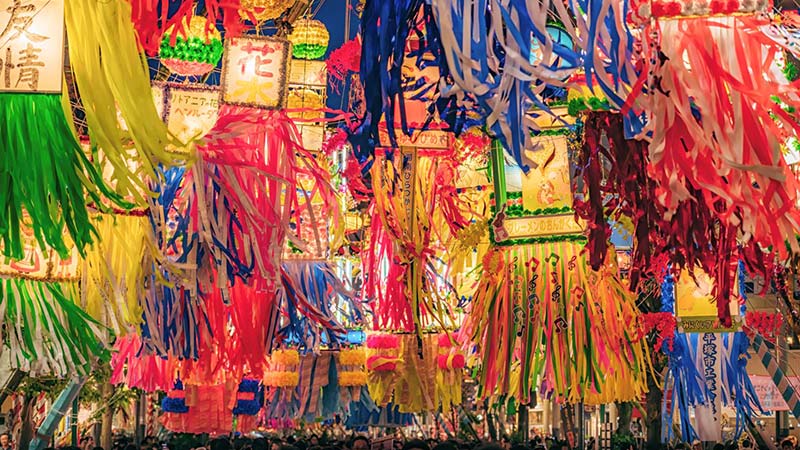 انواع تزیینات در جشنواره تاناباتا