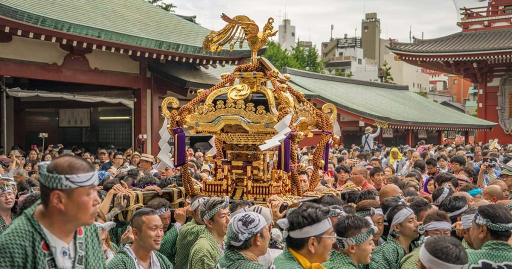 سانجا ماتسوری (Sanja Matsuri): یکی از سه جشن‌ بزرگ شینتو در توکیو