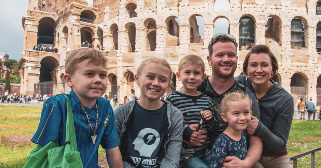 بازدید از روم باستان برای خانواده‌هایی که همراه با بچه‌های خود سفر می‌کنند