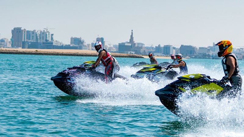 جت اسکی؛ از ورزش های آبی در قطر