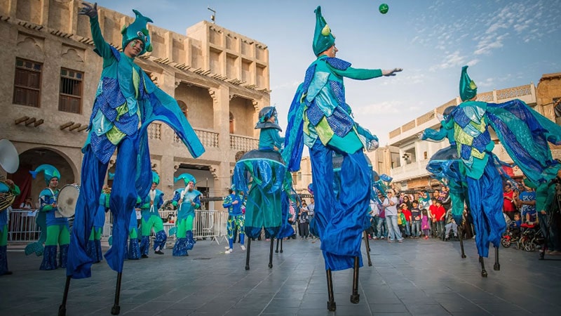 جشن بهار سوق واقف از شادترین جشنواره های قطر