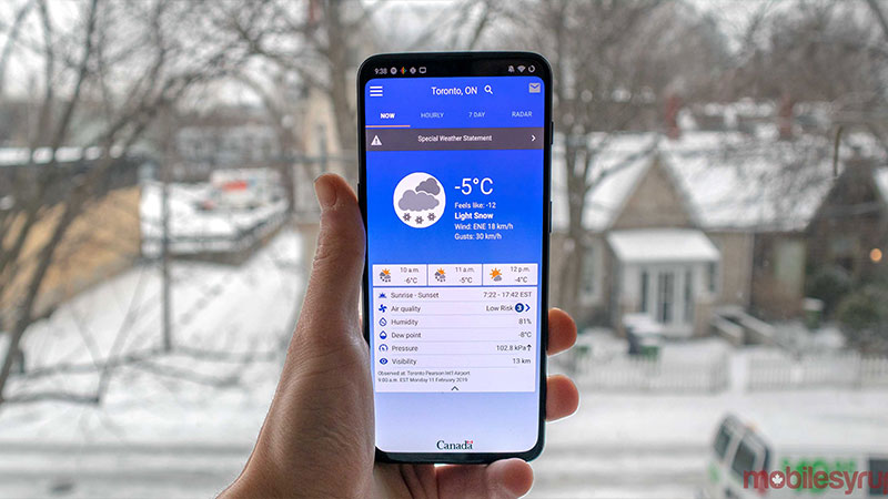 Weather Apps از اپلیکیشن های کاربردی در کانادا