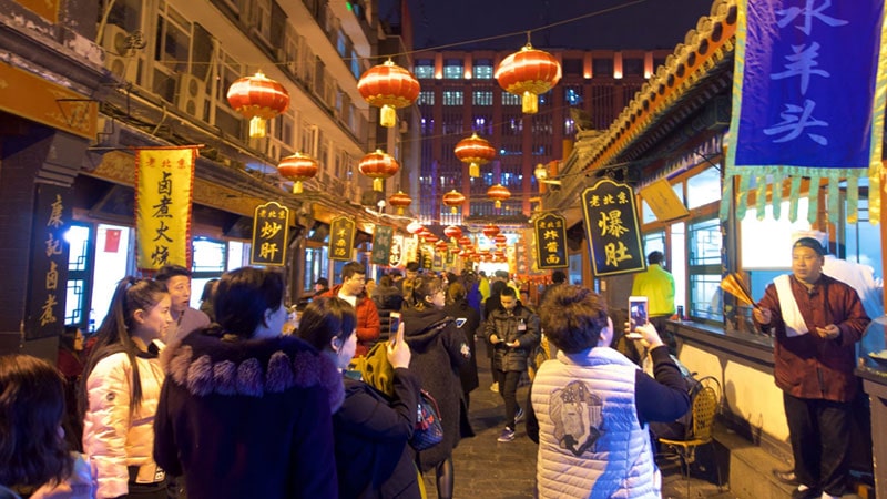 بهترین بازارهای شبانه در پکن