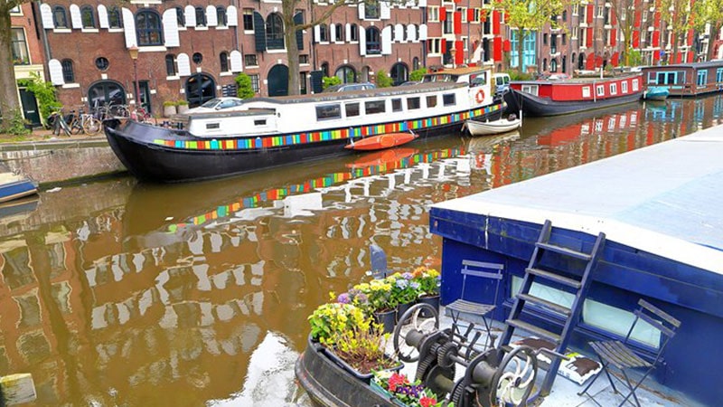 محله زیبای جردان ز جاذبه های آمستردام