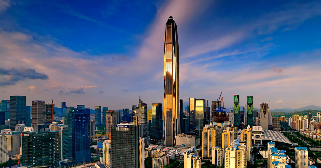 برج مرکز تجارت جهانی پینگ آن، چین (Ping An Finance Centre)، یکی از بلندترین برج های جهان 