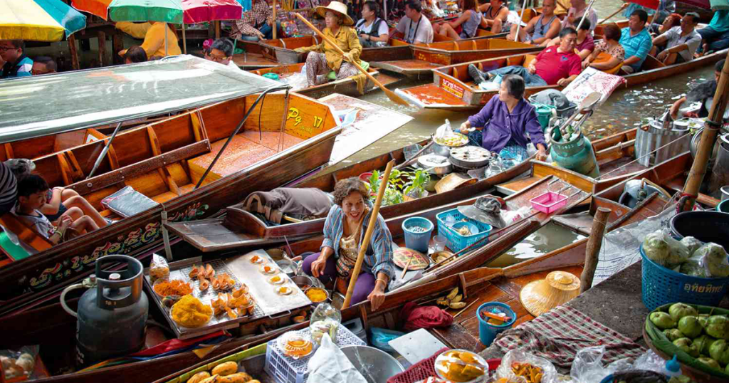 بازارهای پاتایا در تایلند