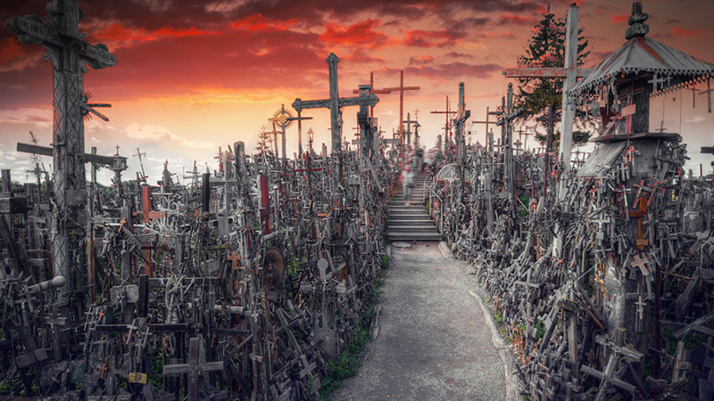 تپه صلیب، لیتوانی (Hill of Crosses, Lithuania)