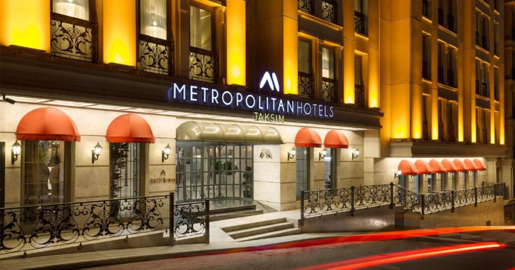 هتل 4 ستاره متروپولیتن تکسیم| Metropolitan hotels taksim هتل نزدیک به سفارت کانادا 