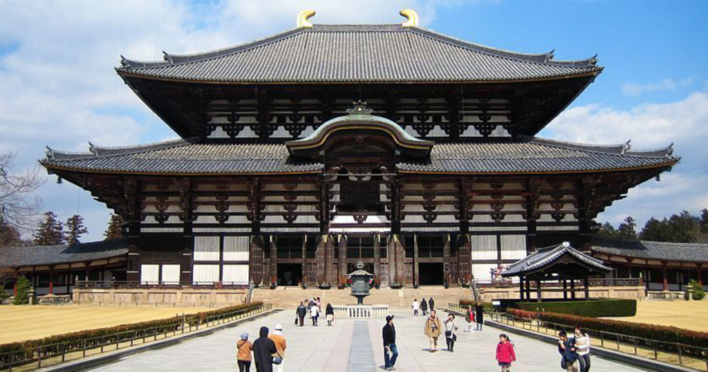 تصویری از  تودای‌جی (Todaiji)، از معابد ژاپن 