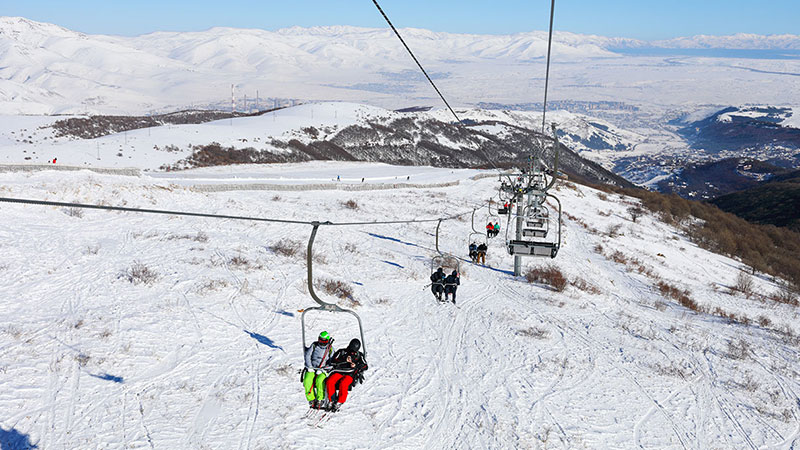 طناب راه Tsaghkadzor Ropeway از مهیج‌ترین جاذبه های گردشگری ارمنستان