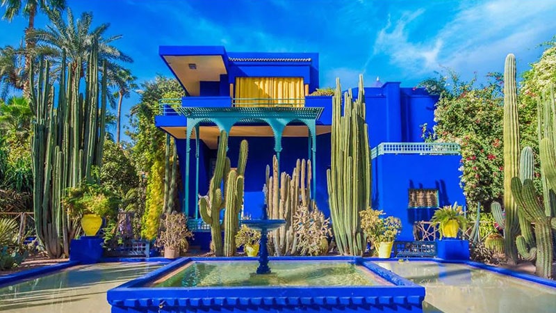 5- باغ ماژول مراکش / Jardin Majorelle