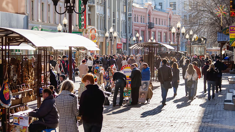خیابان آربات / Arbat Street از جاهای دیدنی مسکو