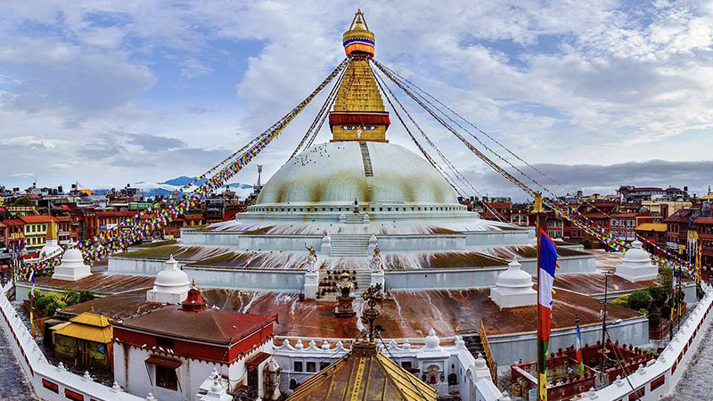 استوپای بودانات / Bouddhanath Stupa از مهمترین معابد کاتماندو