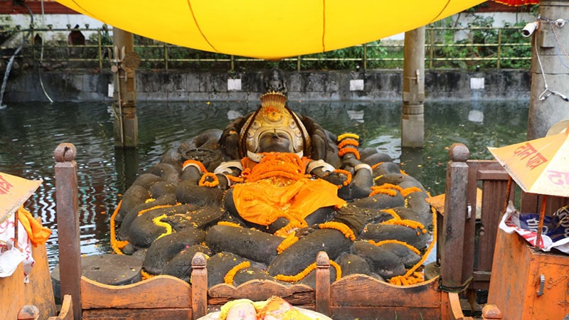 معبد بودانیلکانتا / Budhanilkantha Temple از مهمترین معابد کاتماندو