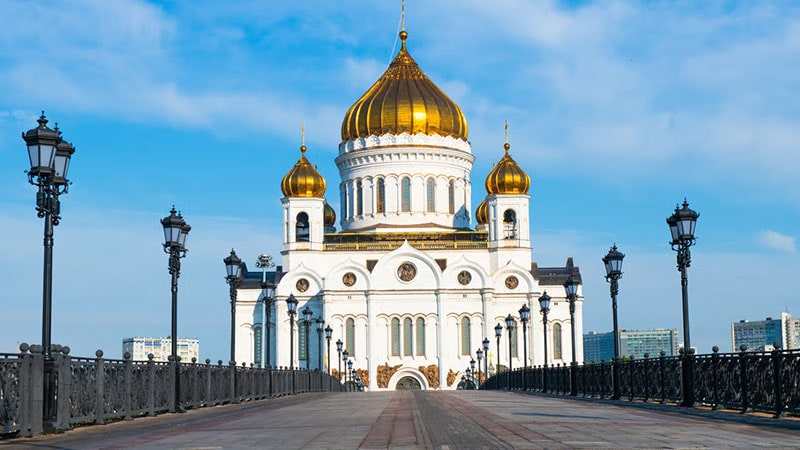 کلیسای جامع مسیح منجی / Cathedral of Christ the Saviour از جاهای دیدنی مسکو