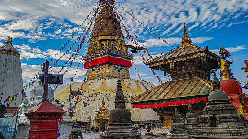 معبد سوایامبونات / swayambhunath Temple