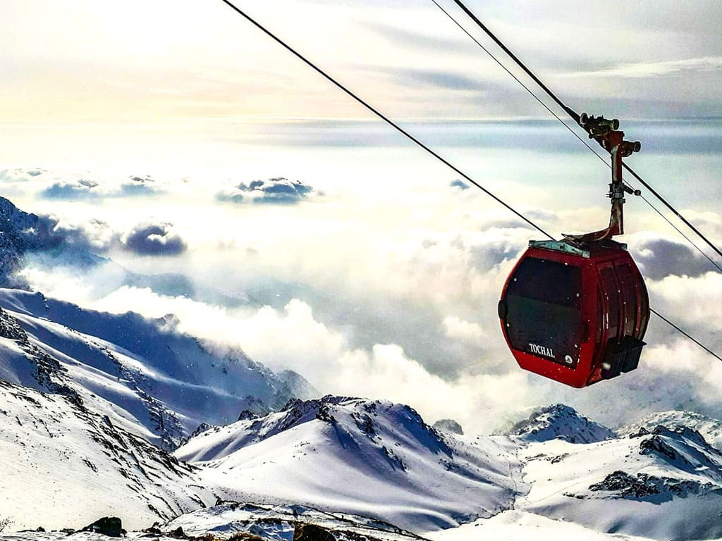 بام تهران و تله‌کابین توچال؛ قاب بهاری تهران از ارتفاع